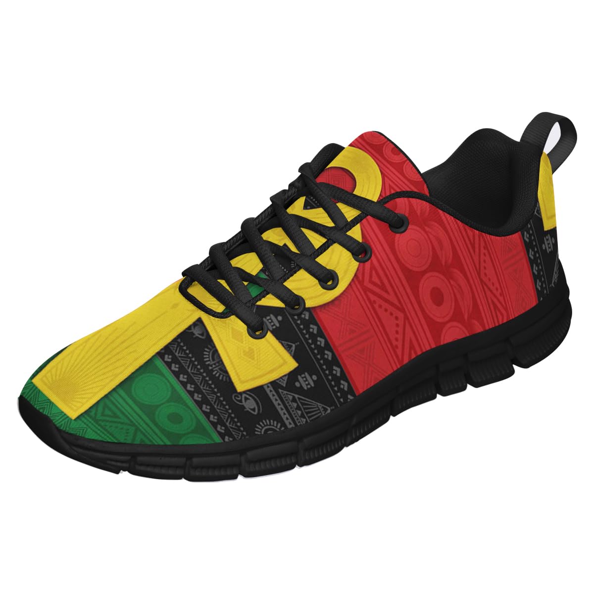 Pan African Ankh Shoes for Women Men Tennis Shoes 3D Print Fashion Running Sneakers