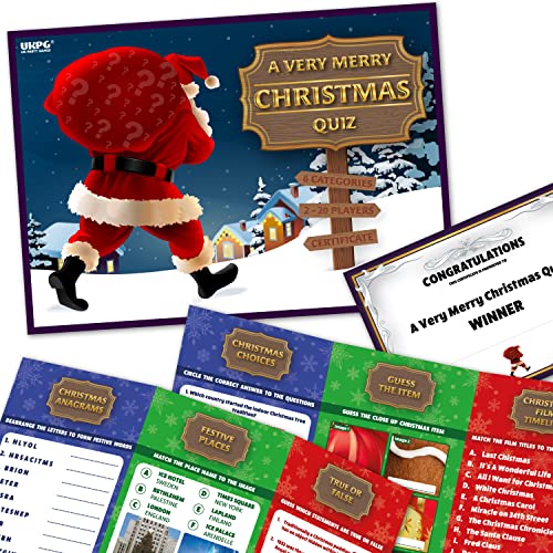 UKPG Christmas Party Game, Purple, Medium