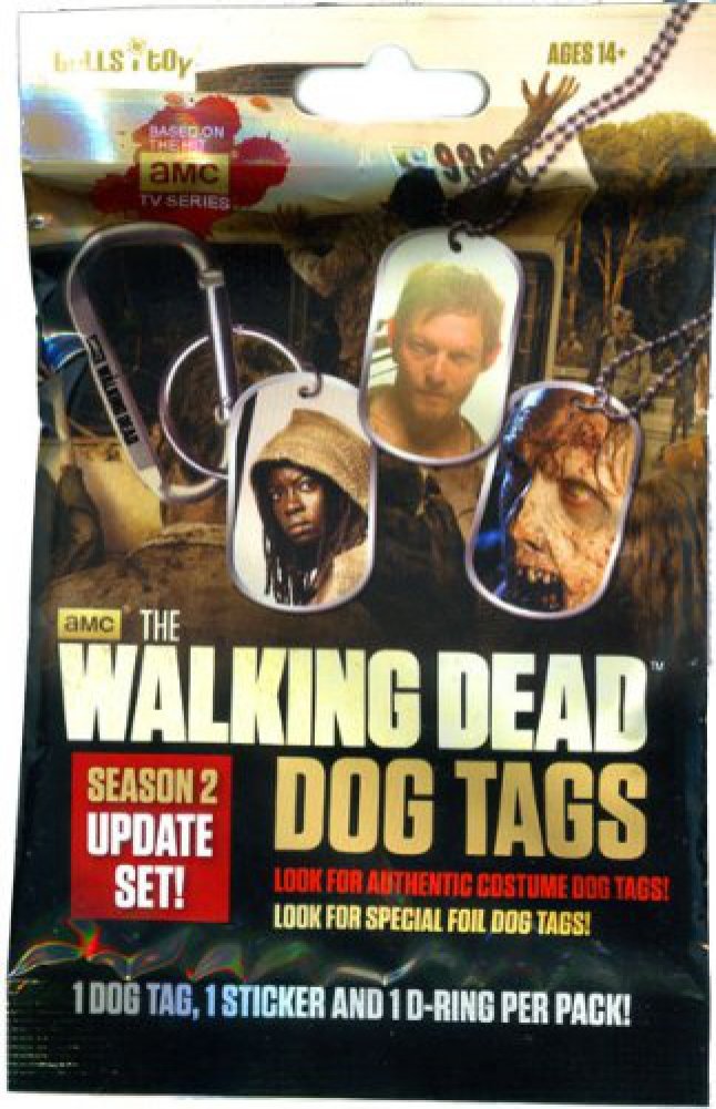 Walking Dead Season 2 Dog Tag, Stick & Carabiner Pack [Random Character]