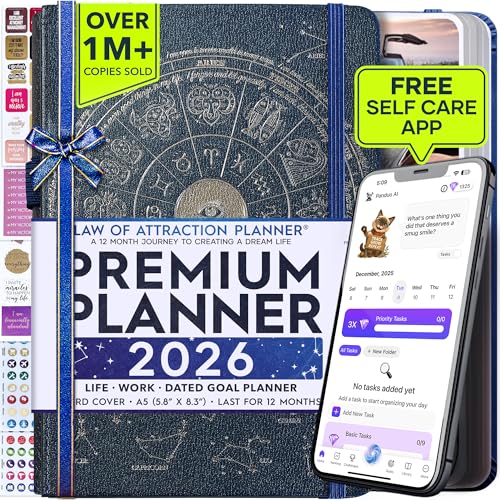 Law of Attraction Planner 2026 Deluxe with Productivity App |