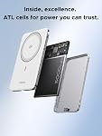 UGREEN 8.6mm Ultra-Slim Qi2 15W Magnetic Battery, 5000mAh Wireless Magsafe Power Bank, 20W PD Fast Charging Portable Charger, External Battery Compatible with iPhone 17/16/15/14 Series, White