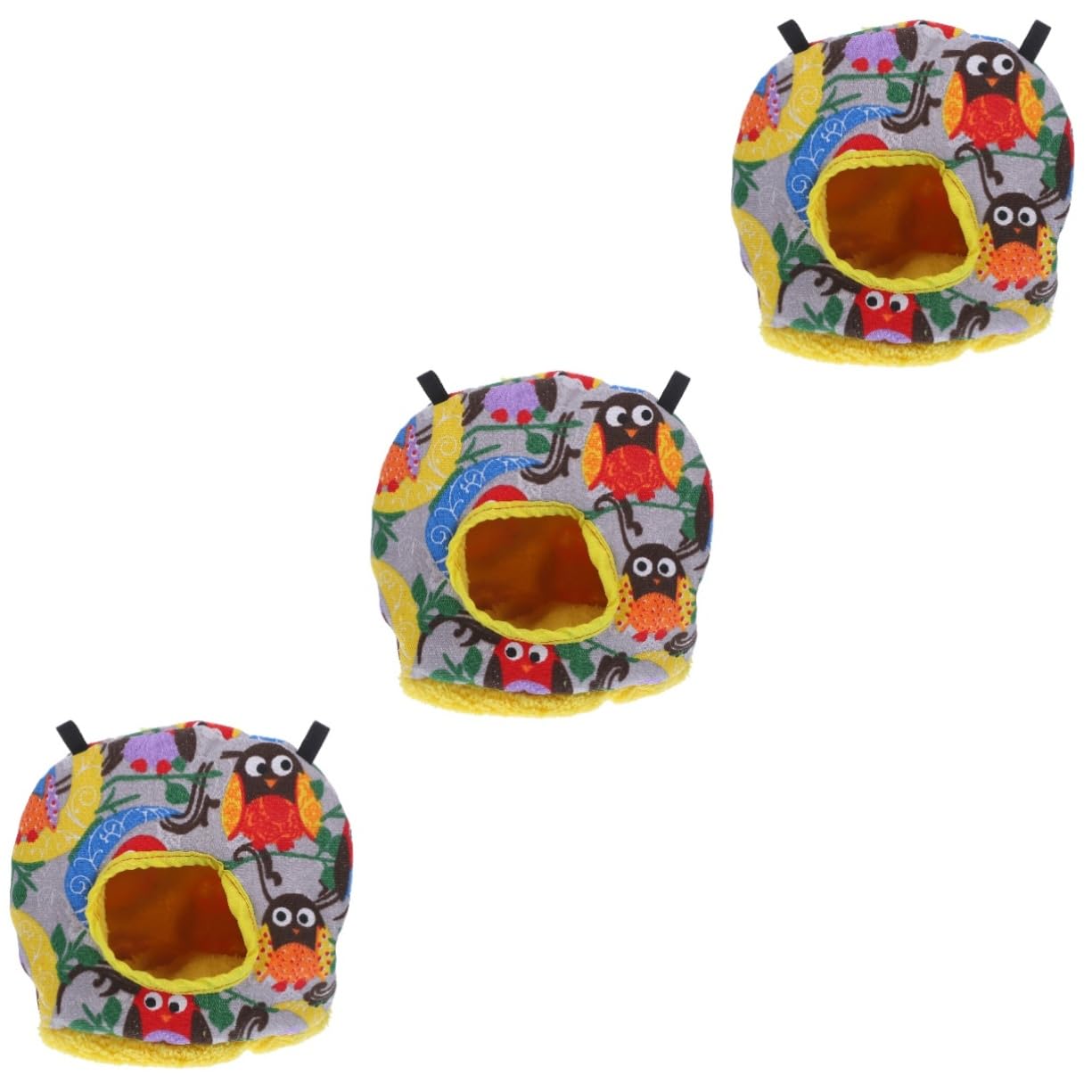 Yardwe 3 Pezzi Nido per Pappagalli da Cuccia per Uccelli Cuccia per Gabbia Amaca per Furetti Accessorio per Pappagalli