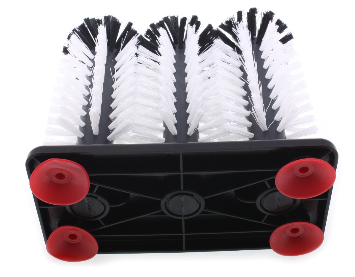 Lave-verres avec 3 brosses à vaisselle de 25 cm, convient pour verre à levure