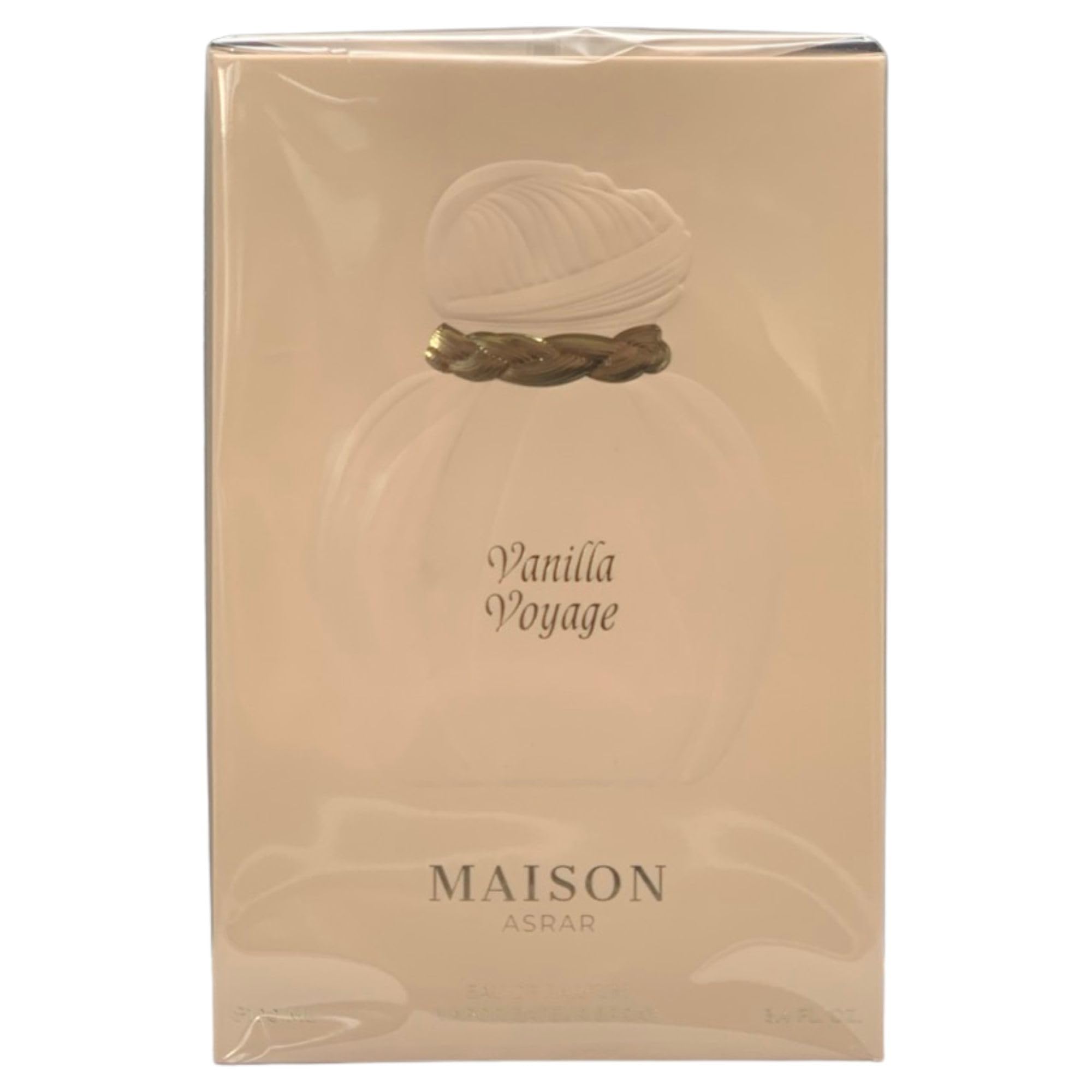 Eau De Parfum Maison Asrar VANILLA VOYAGE, Una Delizia Gourmand Avvolgente e Irresistibile, Che Dona Un’Aura Di Fascino e Sicurezza 100ml