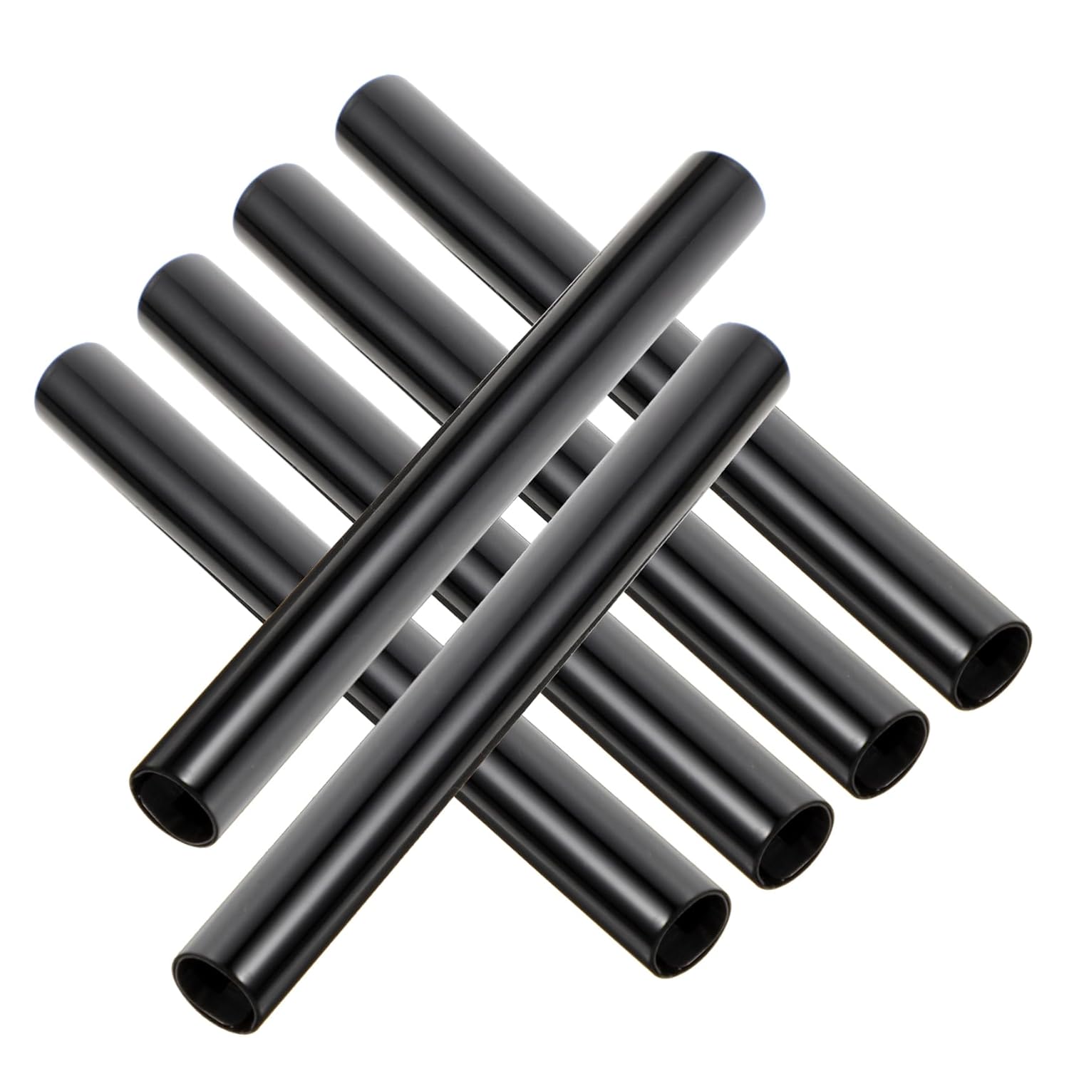 6pcs Acrylic Manicure Pen Caps Black Light Proof Protectors