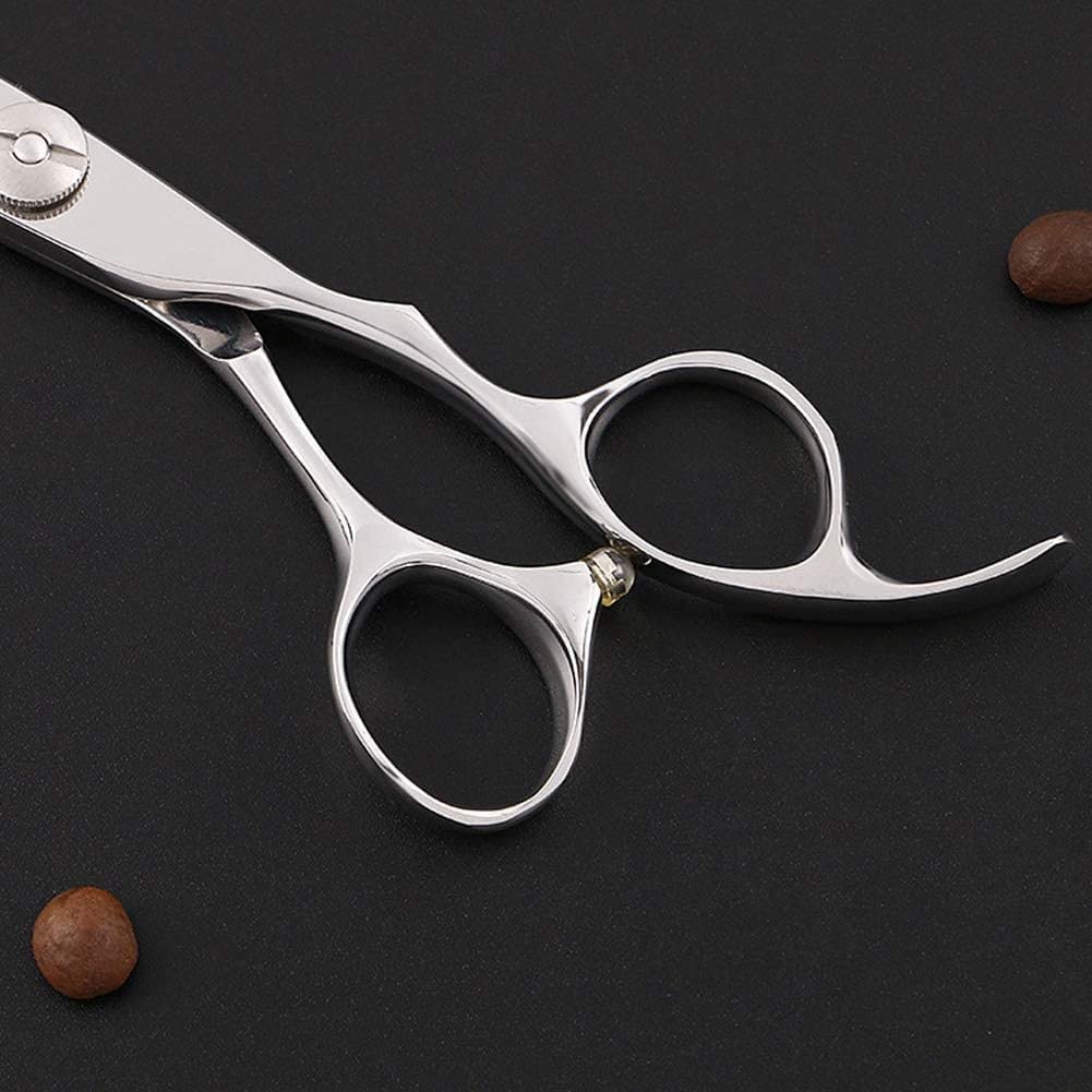 Nożyczki fryzjerskie, dwustronne nożyczki do zębów, nożyczki fryzjerskie ze stali nierdzewnej, do użytku w salonie i domu (płaskie cięcie 6,0 cala) 6.