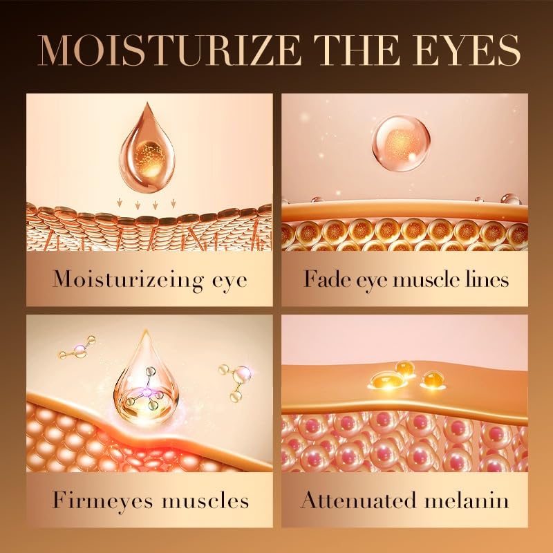 Retinol Eye Cream-Eye Cream For Dark Circles And Puffy Eyes,Moisturize Hydrate With Retinol Serum,Collagen, Hyaluronic Acid-Eye Cream Anti Aging-Anti Wrinkle Eye Cream - Image 5