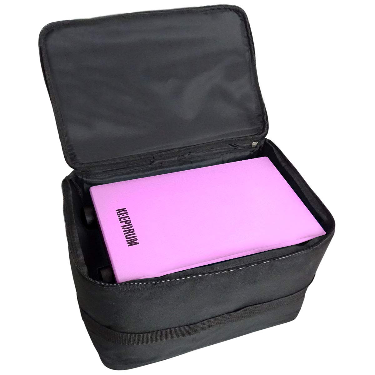 keepdrum DC1M PK Junior - Cajón para niños (taburete, funda y almohadilla de asiento), color rosa