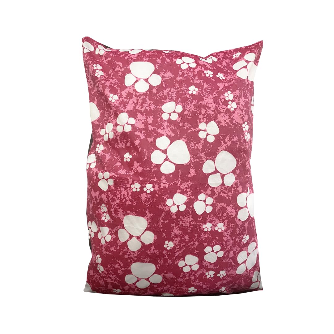 HOMELY IDEAS Large Dog Bed Cushion – Soft & Washable Inner Cushion with Printed Zipper Cover – Durable & Comfortable Pet Bed for Medium & Large Dogs & Cats
