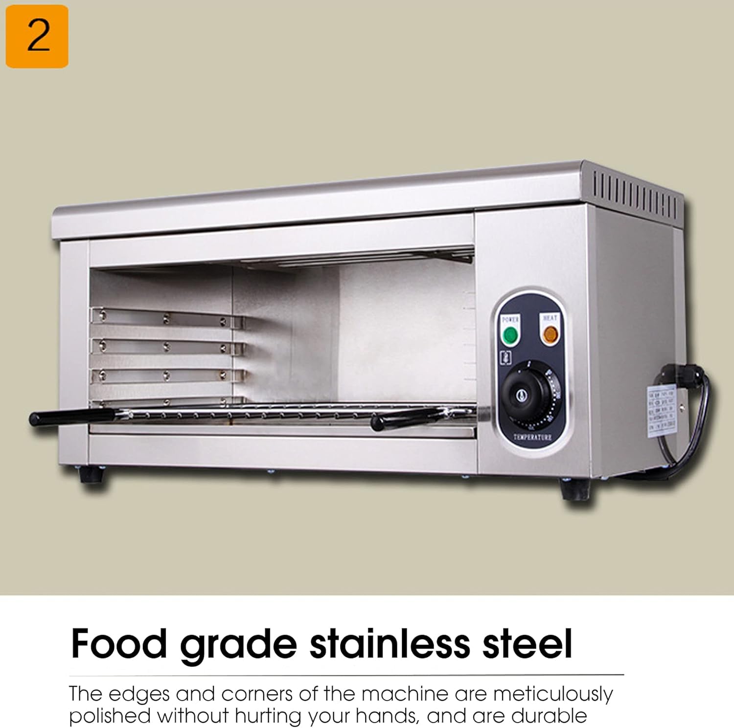 Forno A Convezione Commerciale, Fornetto Elettrico, Forno Professionale, Forno per Pizza A Strato SingoloXEMBJ17739