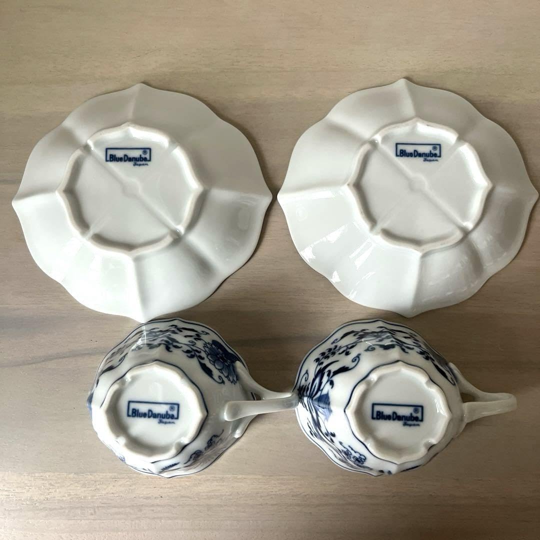 Amazon | Blue Danube ブルーダニューブ カップ&ソーサー2客 | ノー