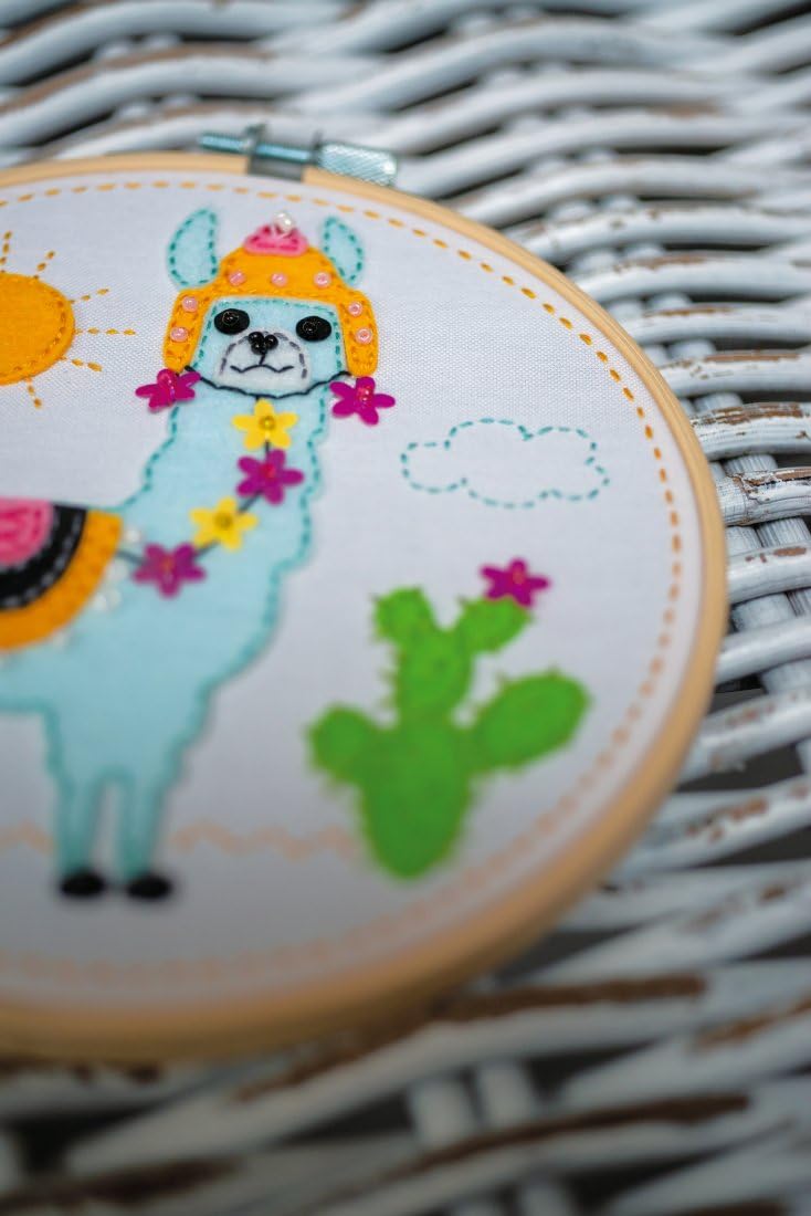 Vervaco Llama Felt Applique KIT