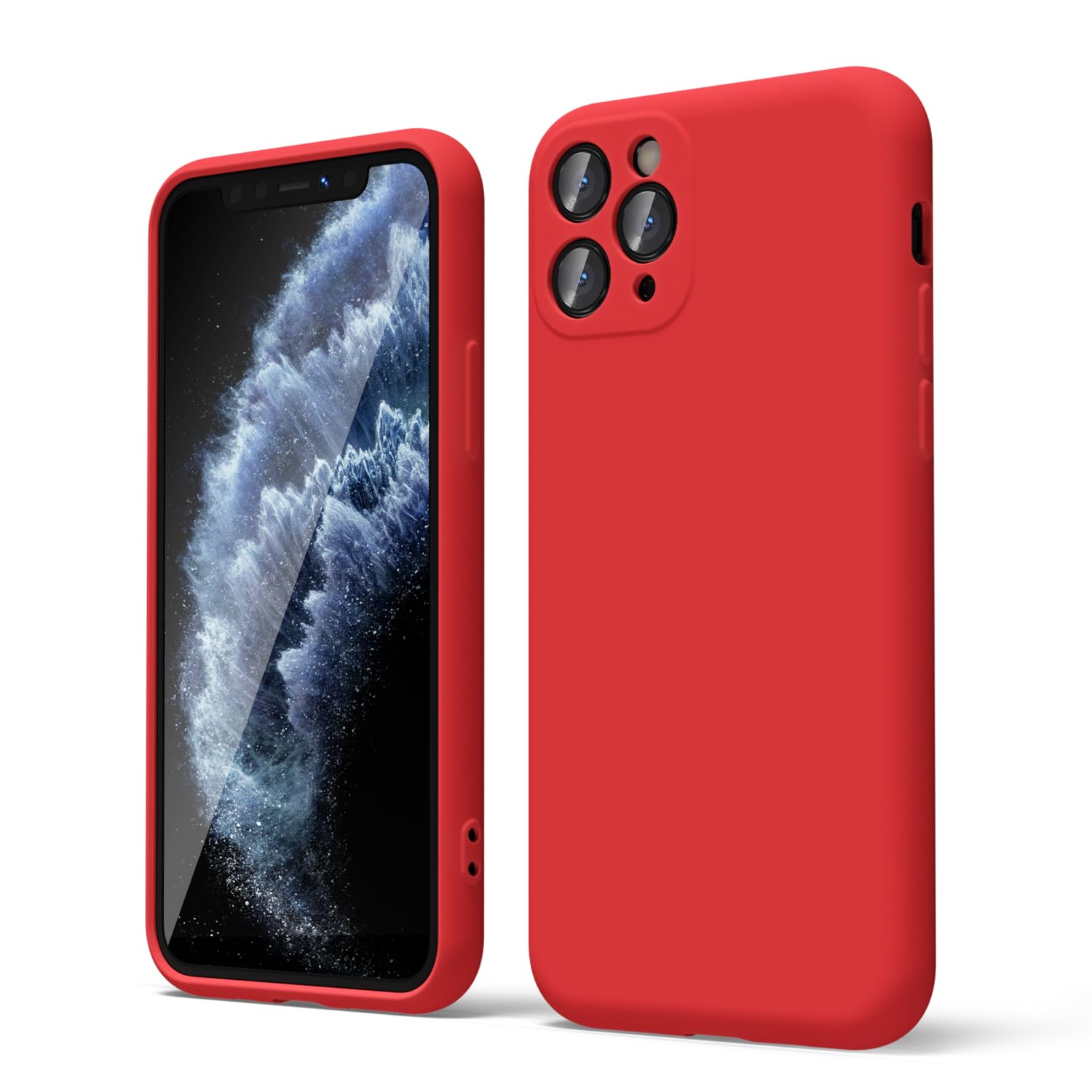 oakxco for iPhone 16 Pro Max Case Liquid Silicone, Soft Rubber Gel Elegant Aesthetic Basic Simple Cover, Cute Thin Slim TPU Matte Solid Color Plain Smooth Case for Women Girl, Light Pink — view 1207