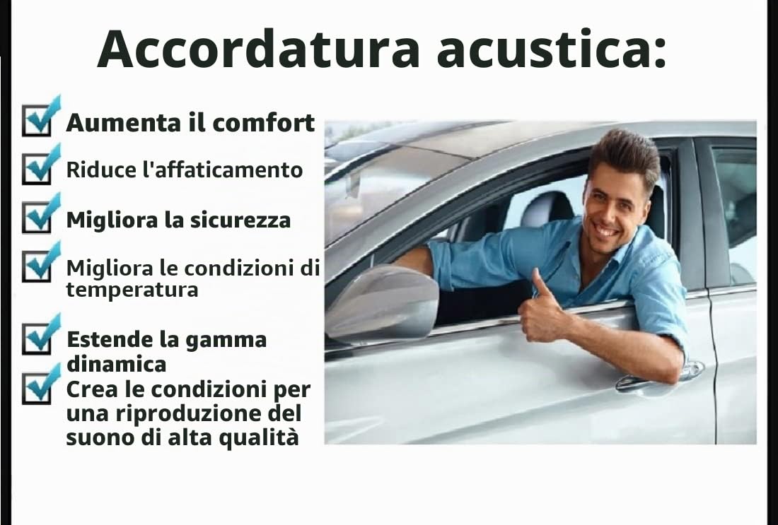 GROUND ZERO GZDM 3750AB-SILVER 10 pannelli adesivi =3,7m² INSONORIZZANTI X AUTO INSONORIZZANTE CATRAME