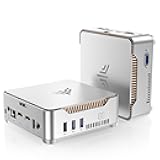 KAMRUI GK3Plus Mini PC, 16GB RAM 512GB M.2 SSD Mini Computers,12th Alder Lake N95 (up to 3.4GHz) Micro PC, 2.5''SSD, Gigabit Ethernet,4K UHD,Three Screen Display, WiFi,BT,VESA/Home/Business Small pc