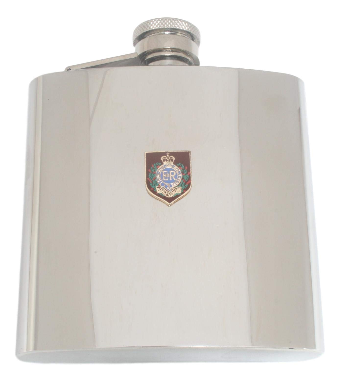 Gamekeepers Cottage gifts Royal Engineers Private Stainless Steel Hip Flask With FREE ENGRAVING Gift ME7