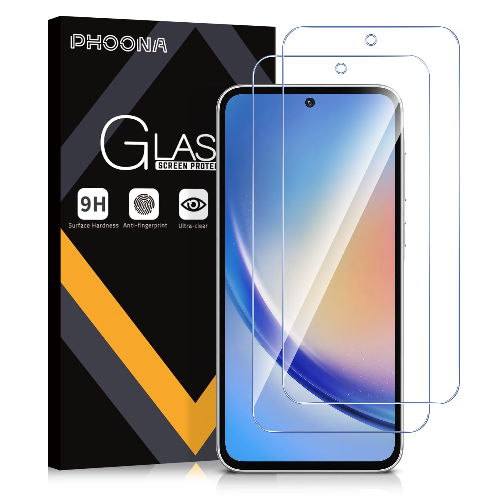 Pellicola In Vetro Temperato 9H Per Samsung Galaxy J3 Emerge – Trasparente HD – Anti Graffio - 2
