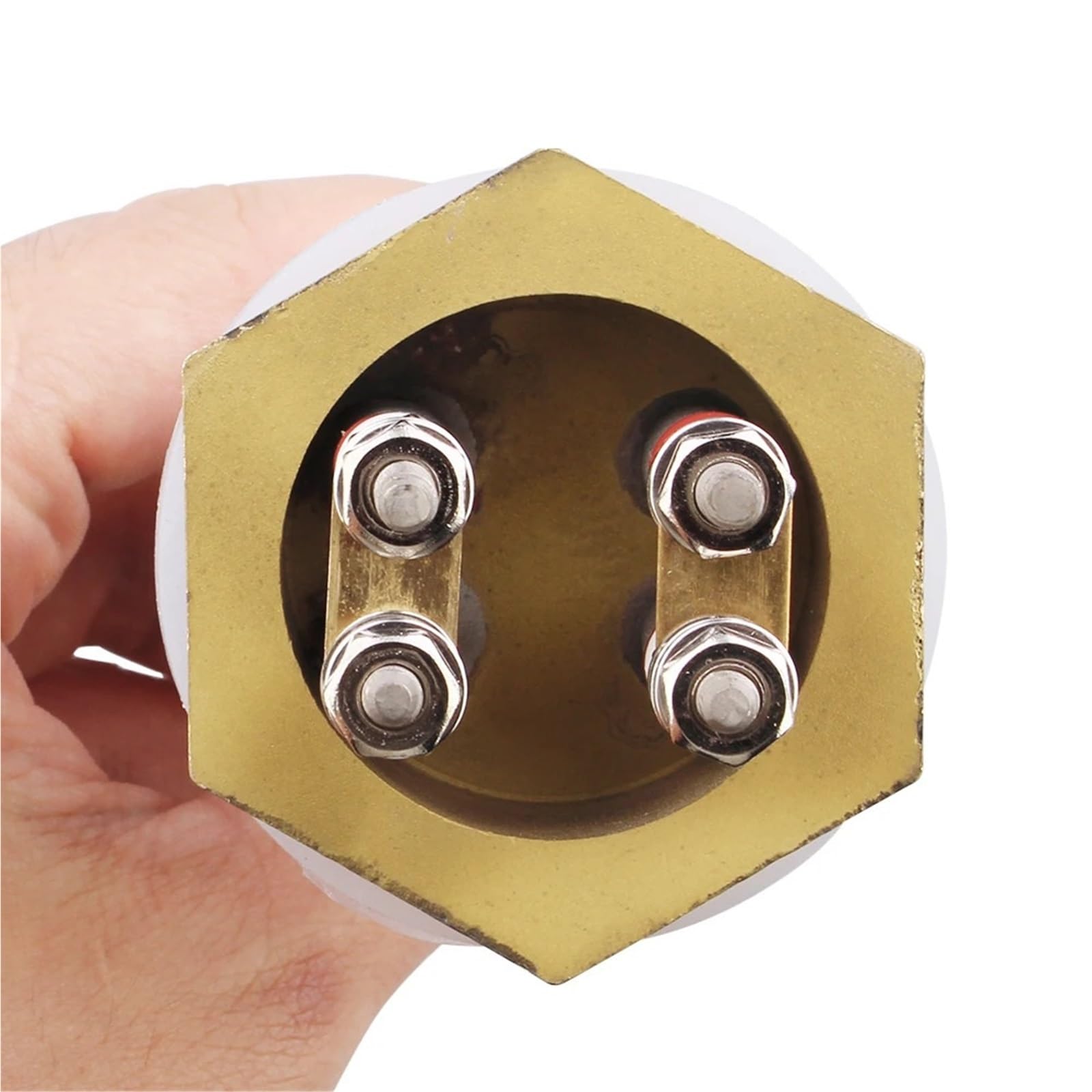 300 watt 600 900 1500 DC Rohrförmige Elektrische Heizung Wasser DN32 Messing Gewinde Heizelement 12 v 24 48 1 Stücke(Silver,12V 300w)