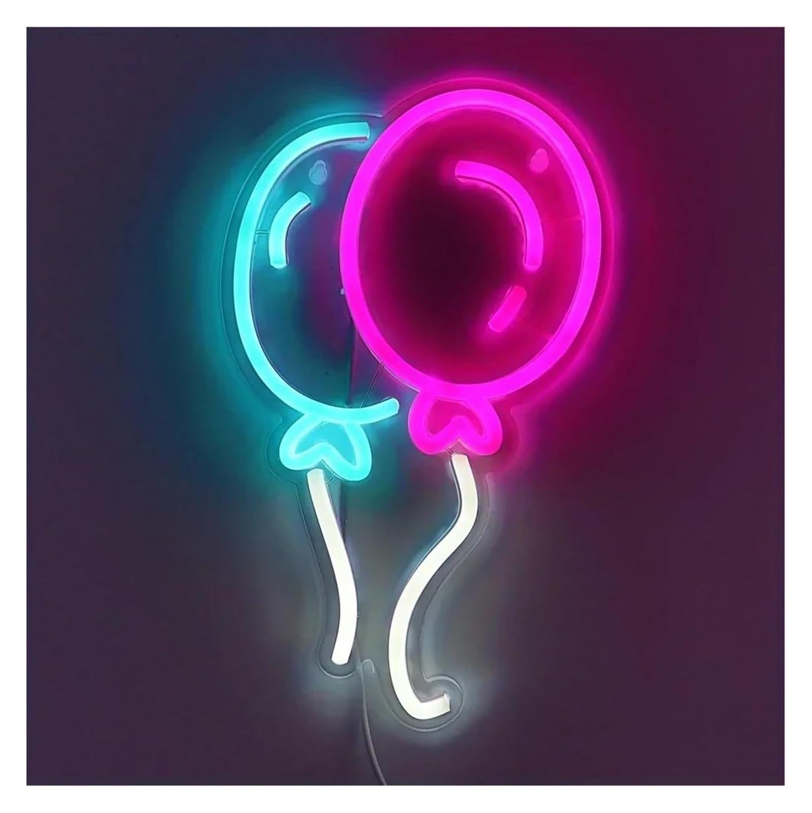 Ideas creativas para regalos con letreros de neón Lindo panel de globos para letrero neón, para ideal para decoración habitaciones, para fiestas en el hogar, bodas y tiendas