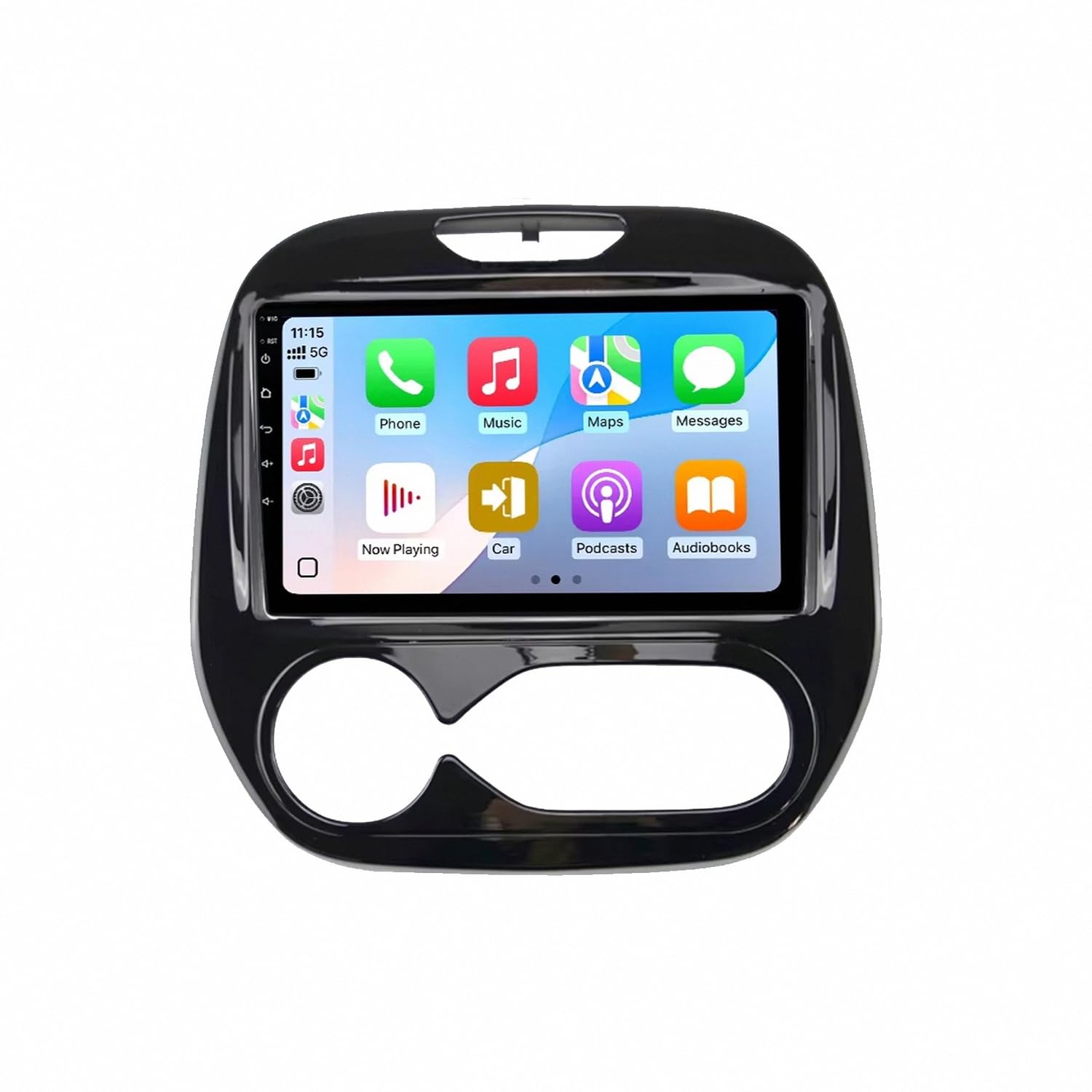 Przenośne Radio Samochodowe dla Renault Captur CLIO Samsung QM3 AT 2017-2020 Bezprzewodowe Carplay I Android Auto, Pojemnościowy Ekran Dotykowy, Nawigacja Gps Radio Fm Z, 8 Rdzeń 4G+64G