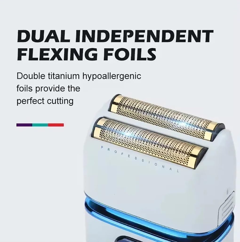 Rasoi elettrici a lamina per gli uomini Rasoio elettrico Macchina da barba professionale Ricaricabile Trimmer Barba Rasoio impermeabile Rasoio alternativo per gli uomini