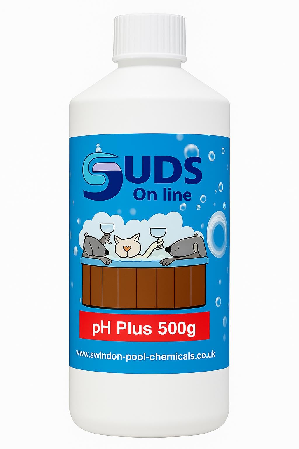 SUDS-ONLINE 500G pH Plus (Increaser) for Swimming Pools, Spas and Hot Tubs
