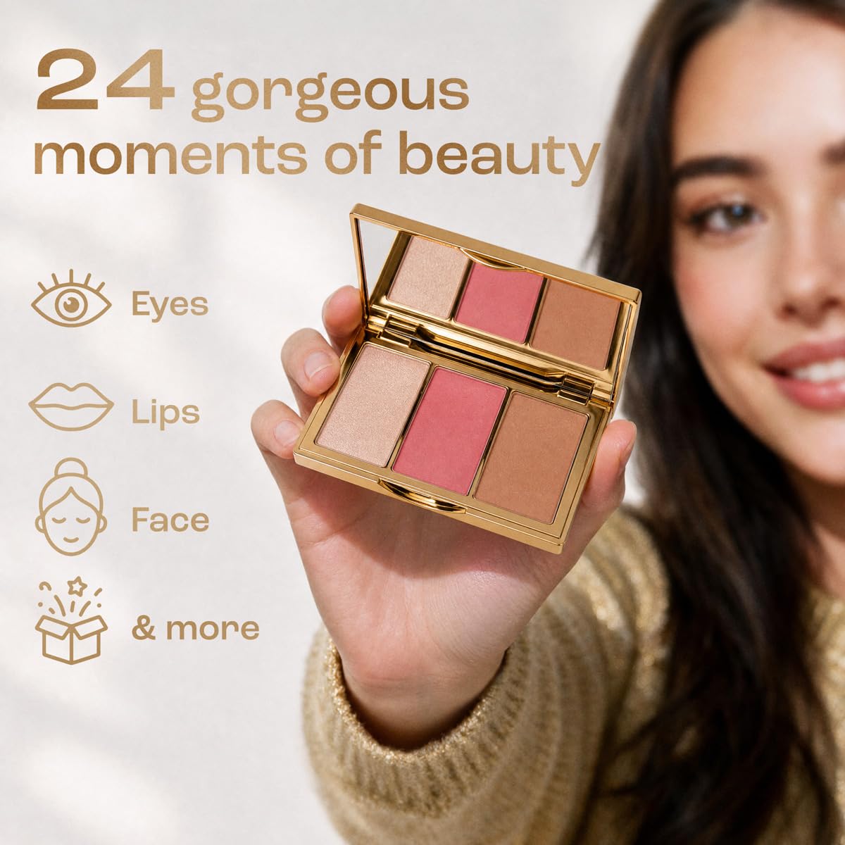 LAHAYE Calendario dell'Avvento Beauty 2026, 24 sorprese per il trucco