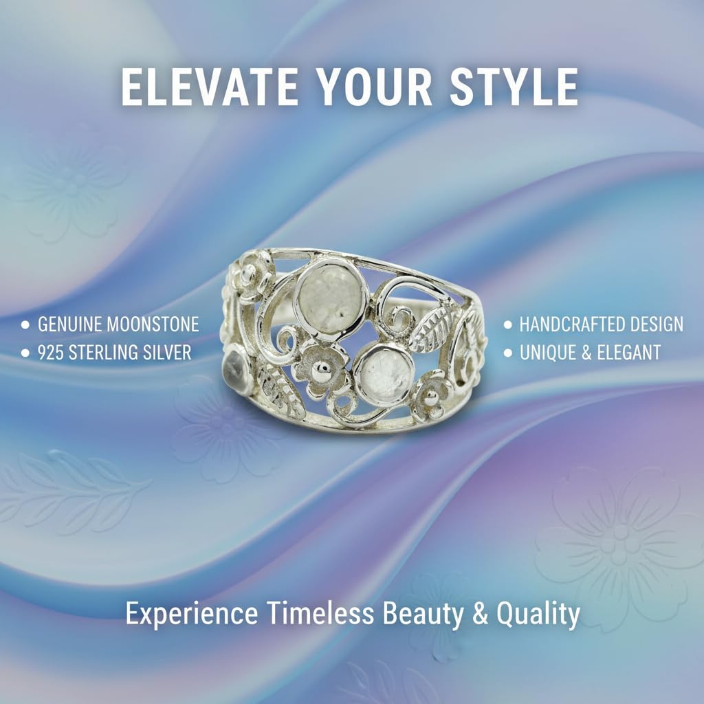 55Carat Wählen Sie Ihren Edelstein Verlobungsschmuck Sterling Silber Runde Brillante Form Schöne Design Hochzeit Besonderes Geschenk für Frauen, Mädchen und Damen Größe 47 bis 70