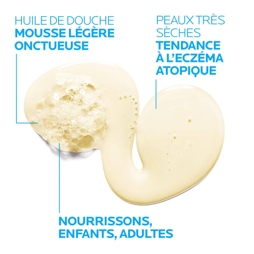 La Roche-Posay - Lipikar Huile Lavante AP+ - Recharge Huile de Douche Anti-irritation et Anti-grattage - Peaux sèches à Tendance Atopique et Eczéma - A Base de Beurre de karité et Niacinamide
