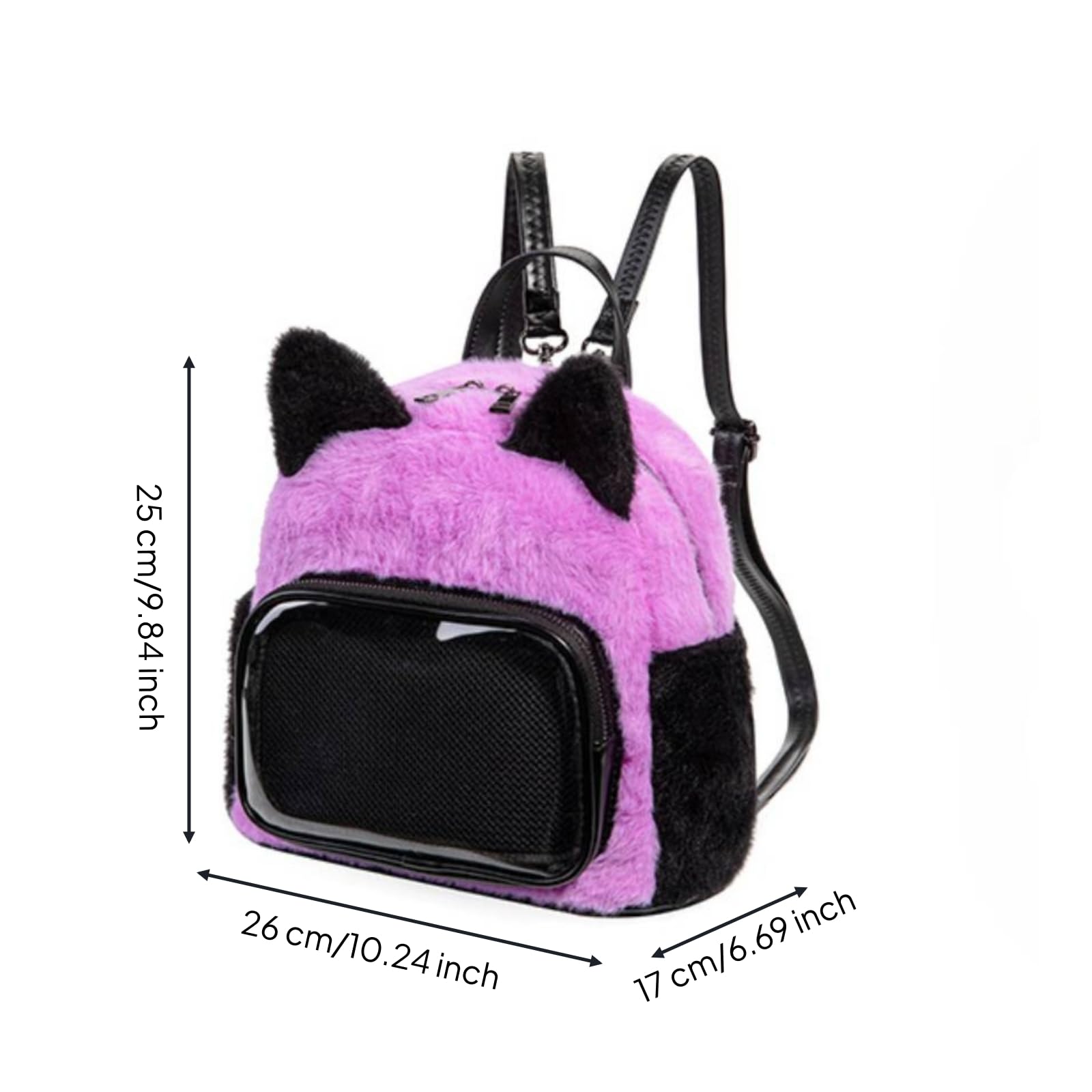 Borsa da Esposizione con Orecchie Da | carino, Morbido, Zainetto, per il tempo libero Libero, Ragazze, Studenti