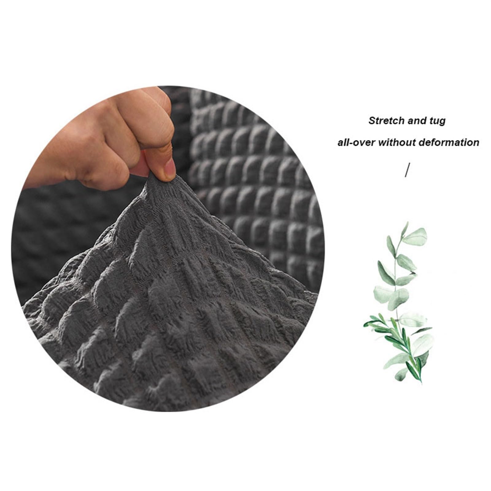Copridivano elasticizzato per divano a 3 cuscini, lavabile, morbido, verde, 90 x 140 cm, ideale per arredamento del soggiorno e proprietari di animali domestici