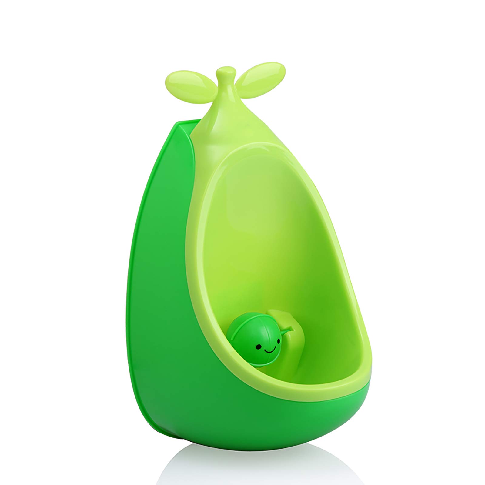 Orinatoio Verticale per Bambini, vasino per vasino, orinatoio Verticale per Ragazzo, per Istruttore di pipì, Bagno, orinatoio per Bambini con Bersaglio Rotante,Verde