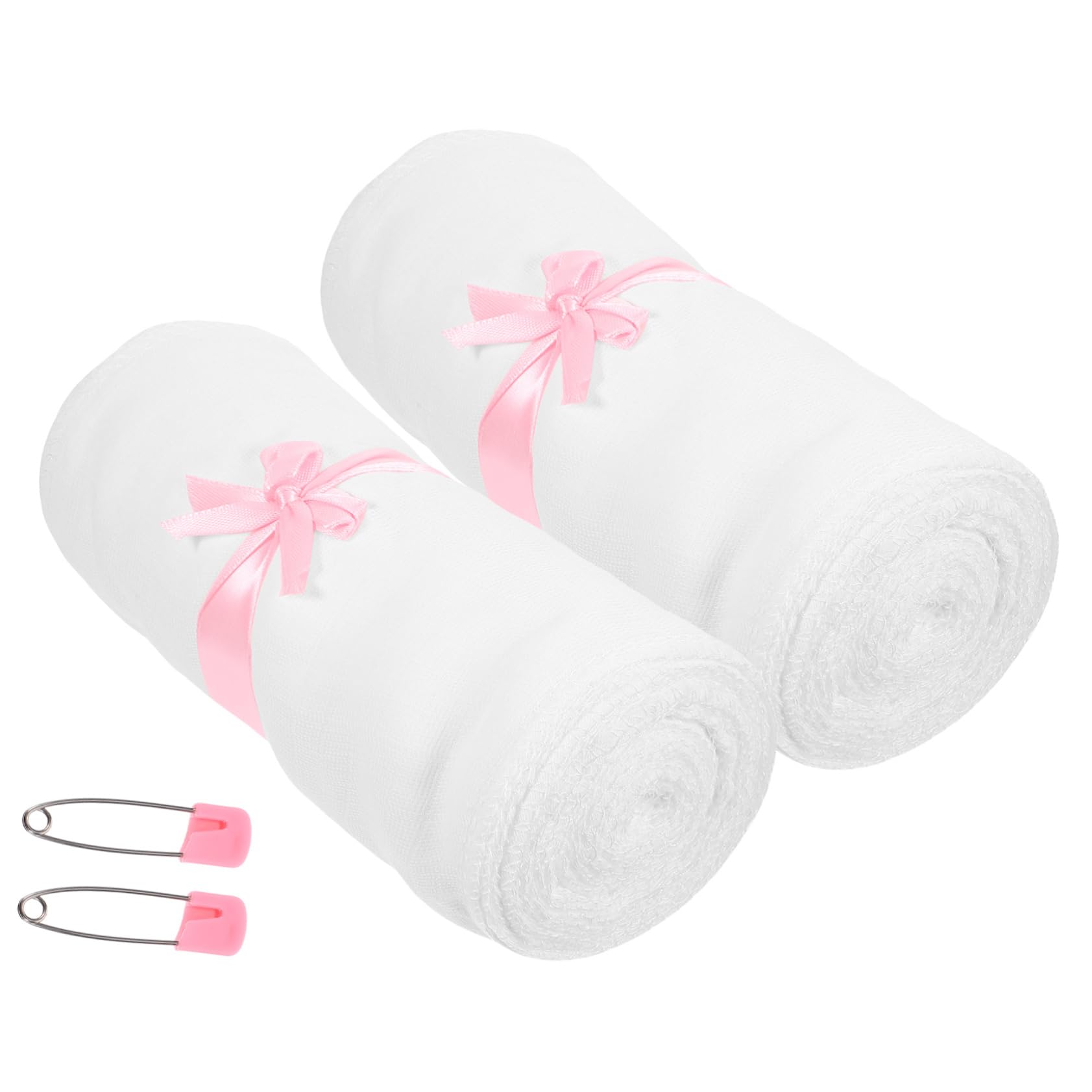 KOMBIUDA 2 Rolls Belly Belt Postpartum Belly Women Tools Postpartum Recovery Bands Postpartum Wrap Belly Women's Belt Pregnant Woman White Cotton Maternity Circumference