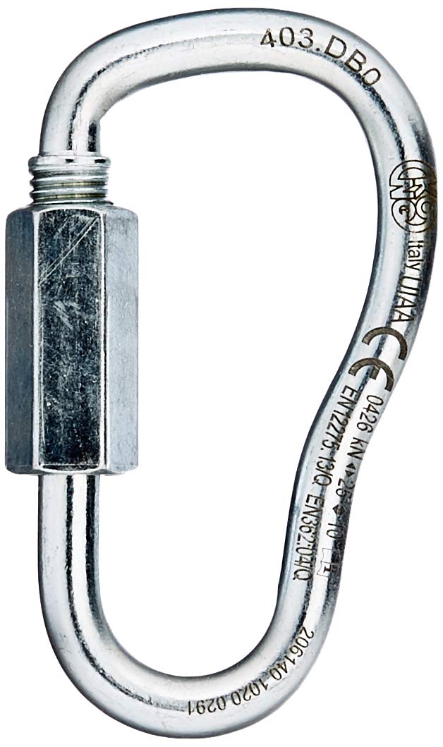 Maglia Rapida Asimmetrica in Acciaio al Carbonio EN 12275/Q EN 362/Q Peso 73g