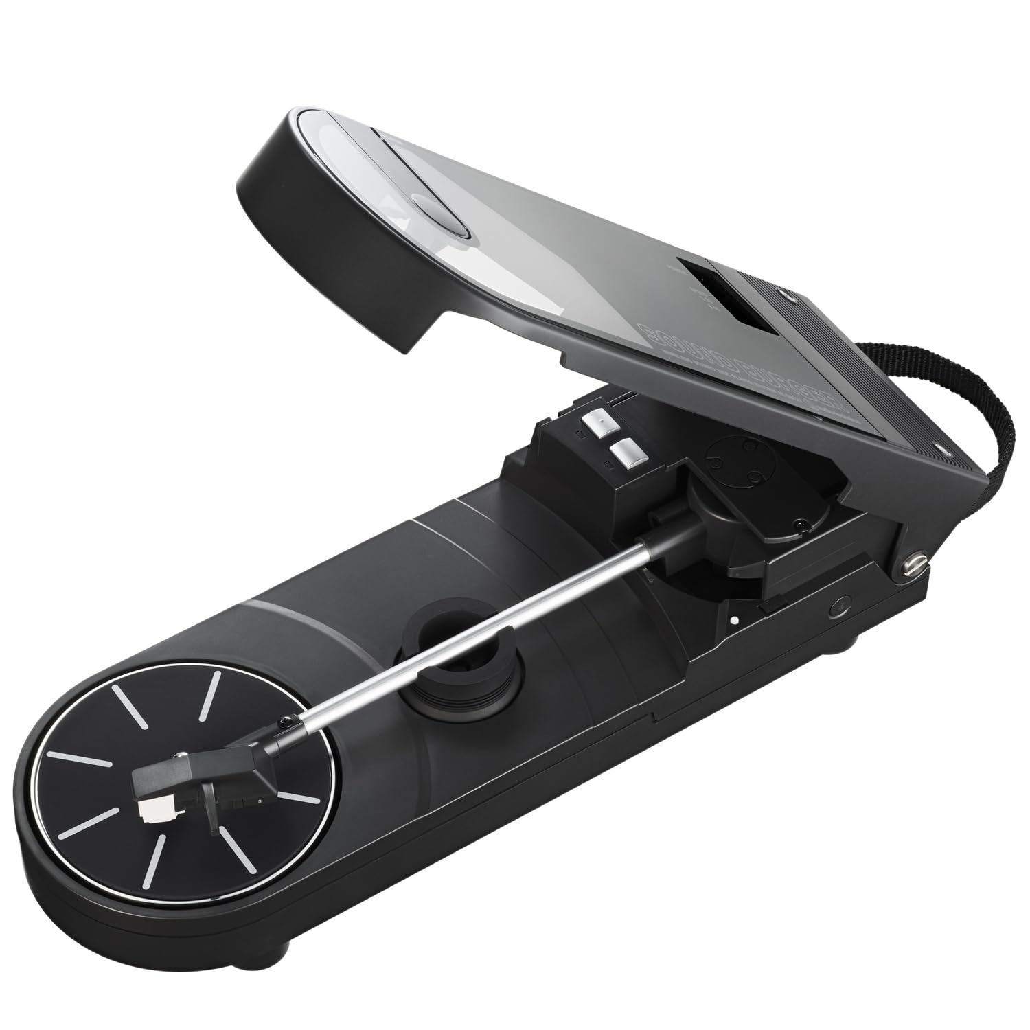 Audio-Technica SB727 Sound Burger Tragbarer Bluetooth-Plattenspieler (schwarz)