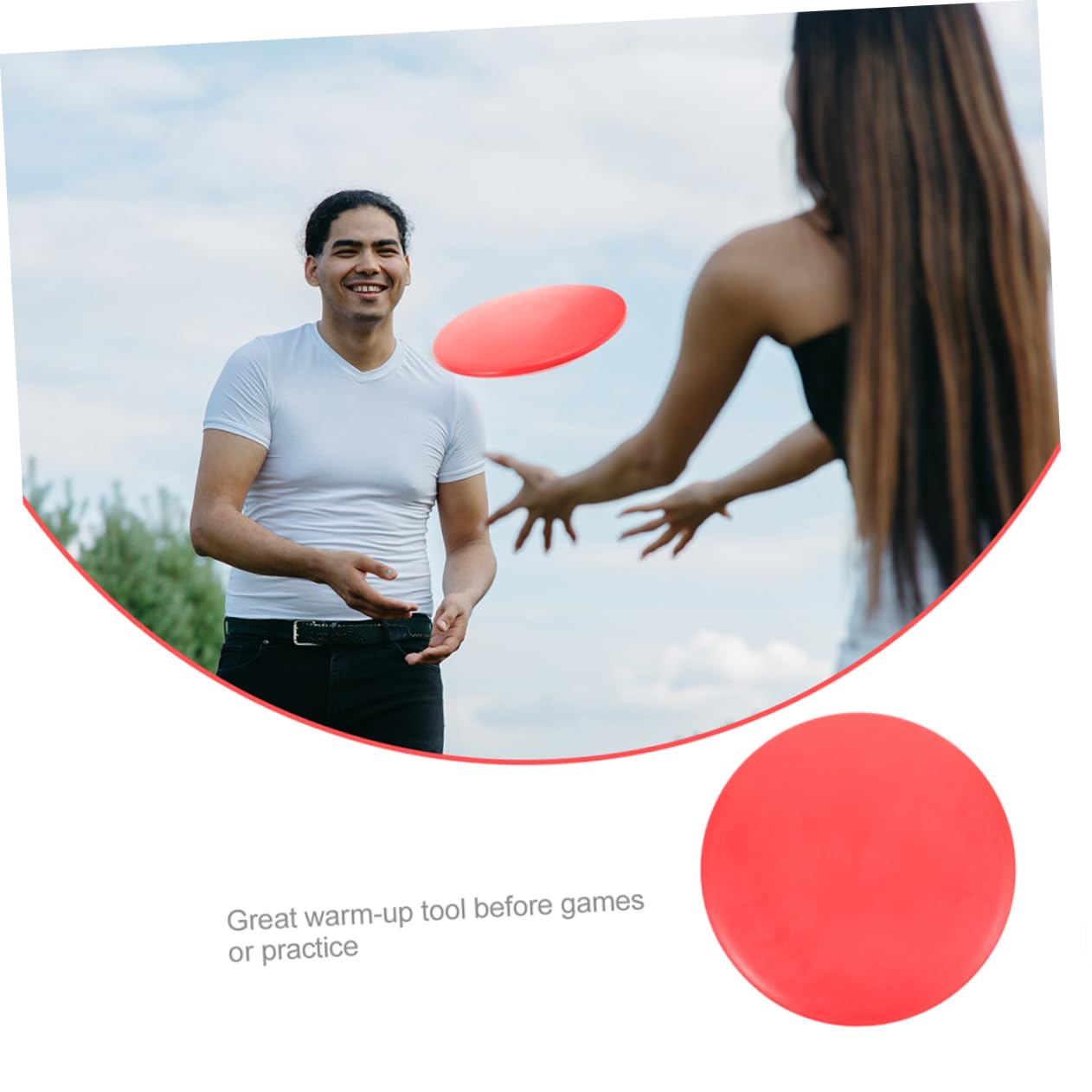 OSOLADY Pitching Aid 2pcs Mini Disc Golf Pitching Velocity Trainer Pitching Endurance Tool Realistic Pitching m