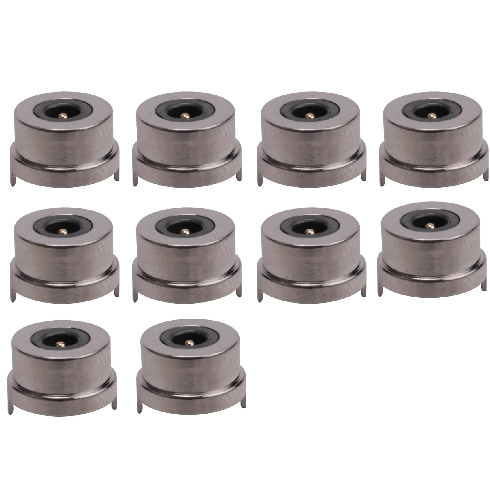 Evarbuild Pogo Pin Stecker 2-polig - Magnet Federbelasteter Kontakt Für Leiterplatten