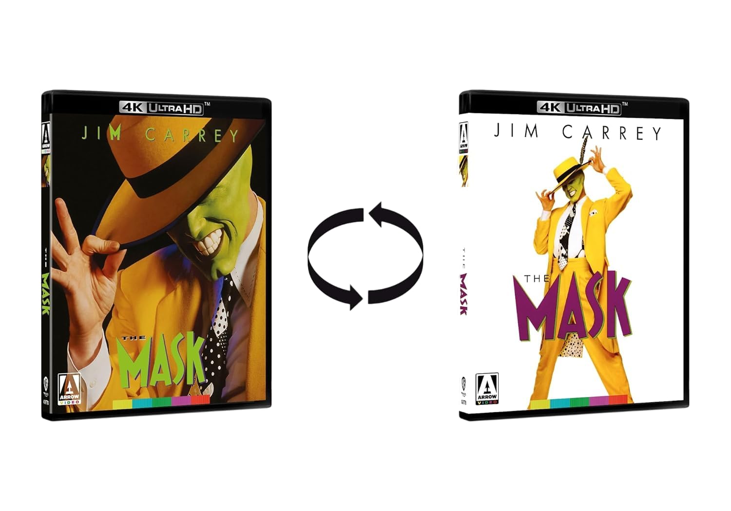 The Mask (Special Edition / Reversible cover / with Jim Carrey) [1994] [4K Ultra HD] [Region Free]