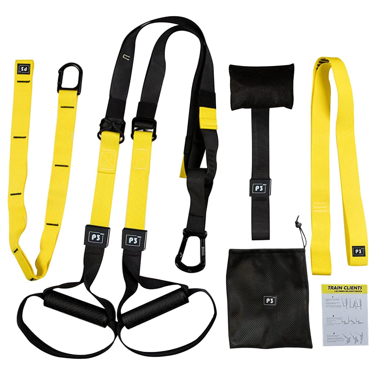 Kit D'entraînement à Suspension, Entraînement De résistance pour Tout Le Corps pour Tous Les Niveaux, Utilisation en Intérieur Et en Extérieur, Sangles D'entraînement Réglables, Supporte