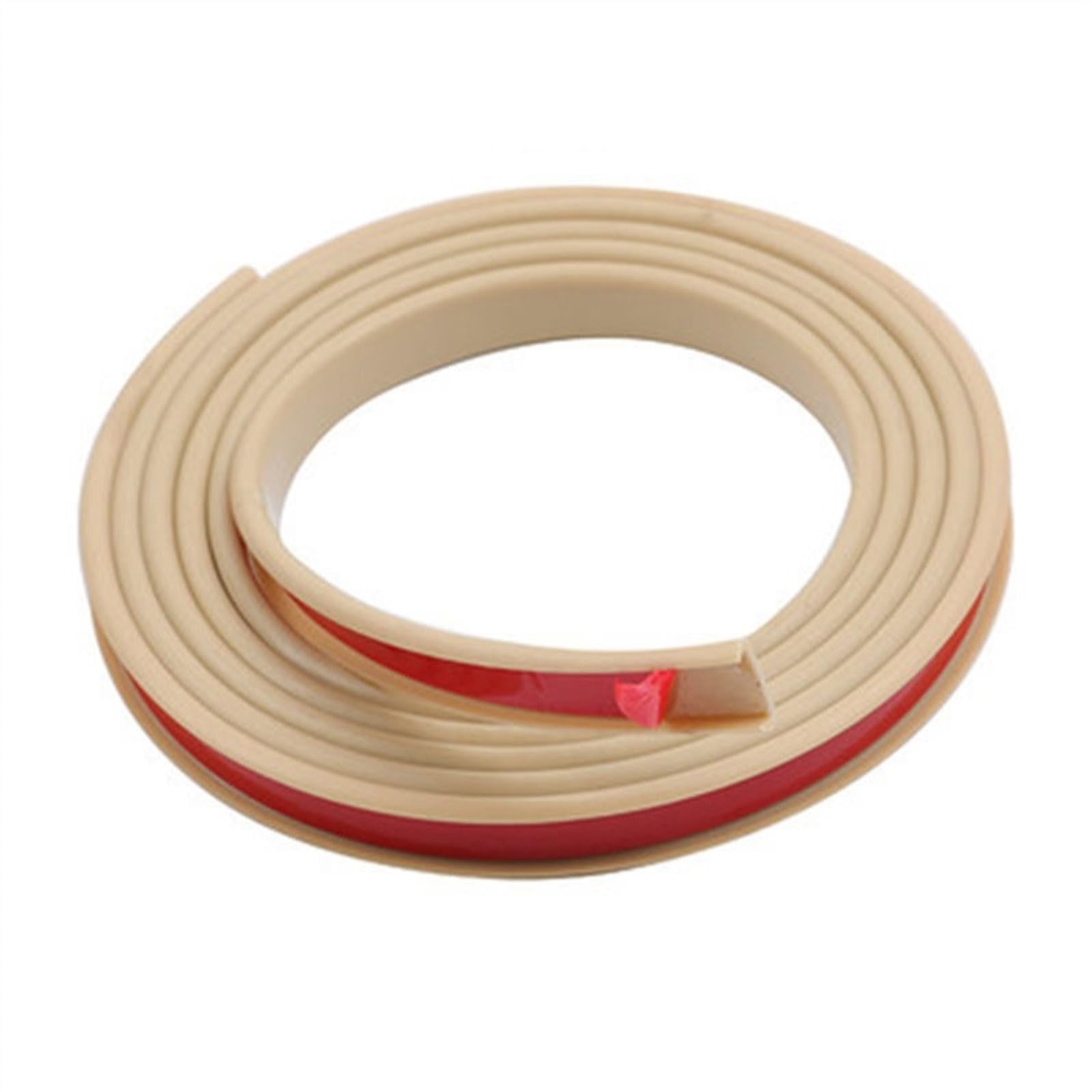 Lkyjd Beige-10M U Shape Tpe Furniture Edge Banding Self Adhesive, Flexible Veneer Wood Edging Tape Protector Trim For Cabinet, Cupboard, Shelf, Table, Chairs, Mdf, Plywood Restoration(,U22mm)