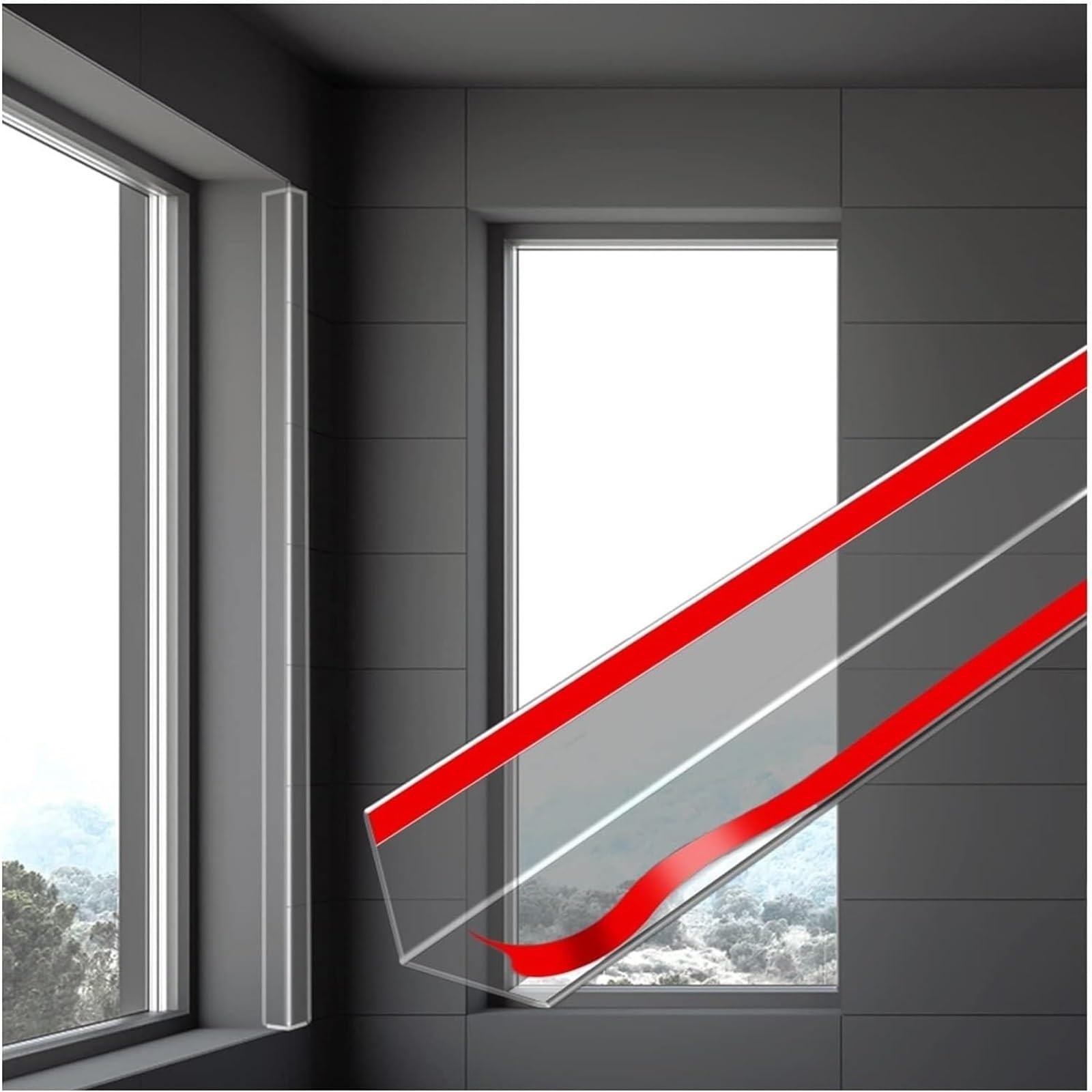 Perfil Angular 3 Piezas, Protectores De Esquinas Transparentes Autoadhesivos Para Muebles, Protección De Bordes Fácil Instalación, Protectores De Ángulos Para Pared, Seguridad Infantil(100cm/3