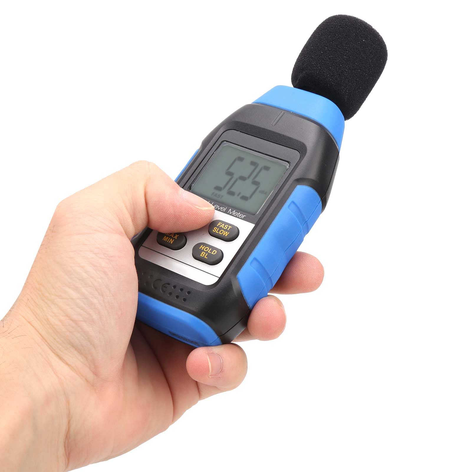 Medidor de Decibelios Portátil VMS-1, Probador de Ruido de Alta Precisión para Fábricas y Audio Doméstico, Plástico + Metal