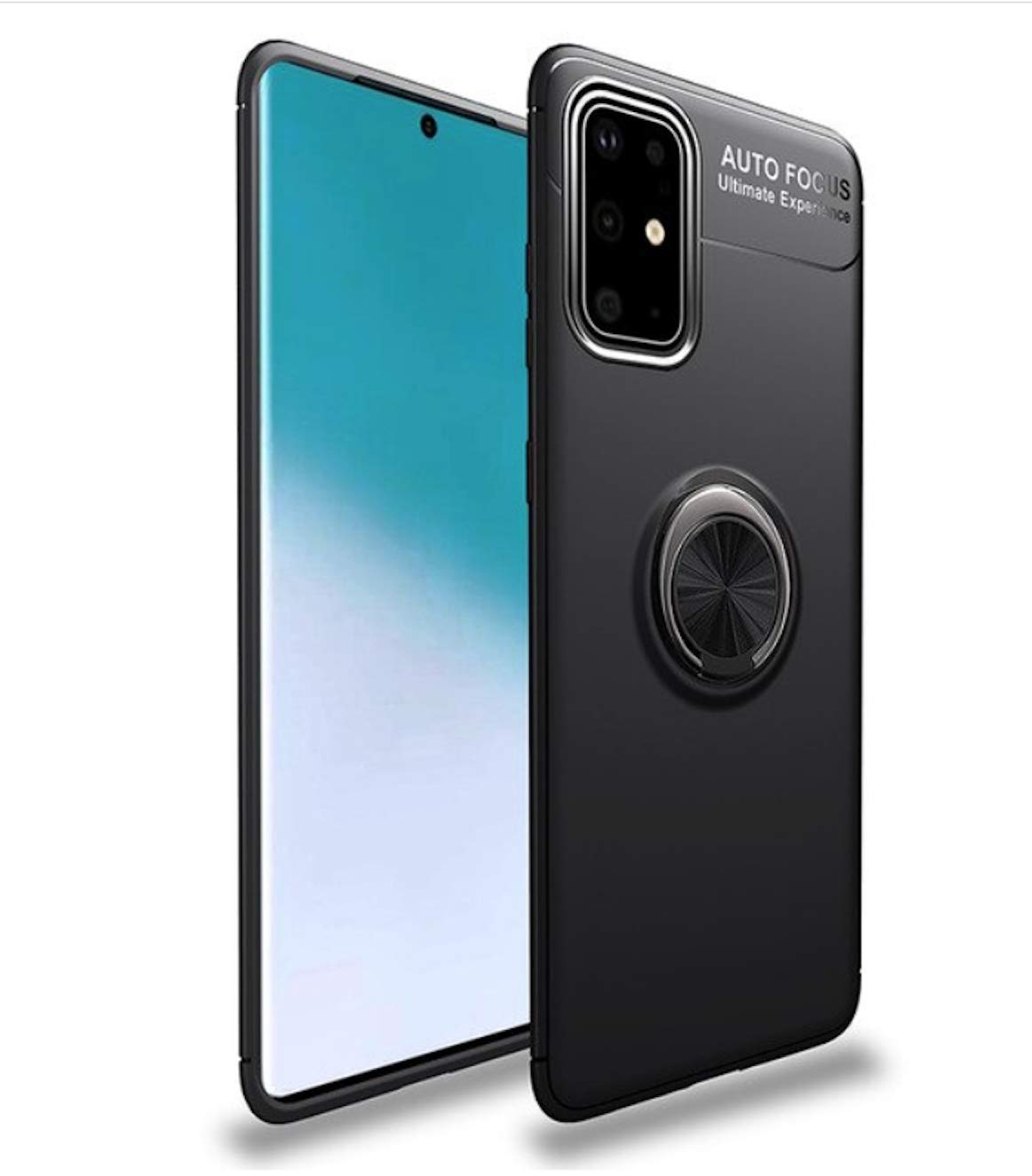 Designerz hub® Vivo iQOO 3 Sleek Rubberized Case with Chrome Plating Ring Stand Back Cover Case Designed for Vivo iQOO 3 - Blue (B084WWVPGJ) Amazon Price History, Amazon Price Tracker