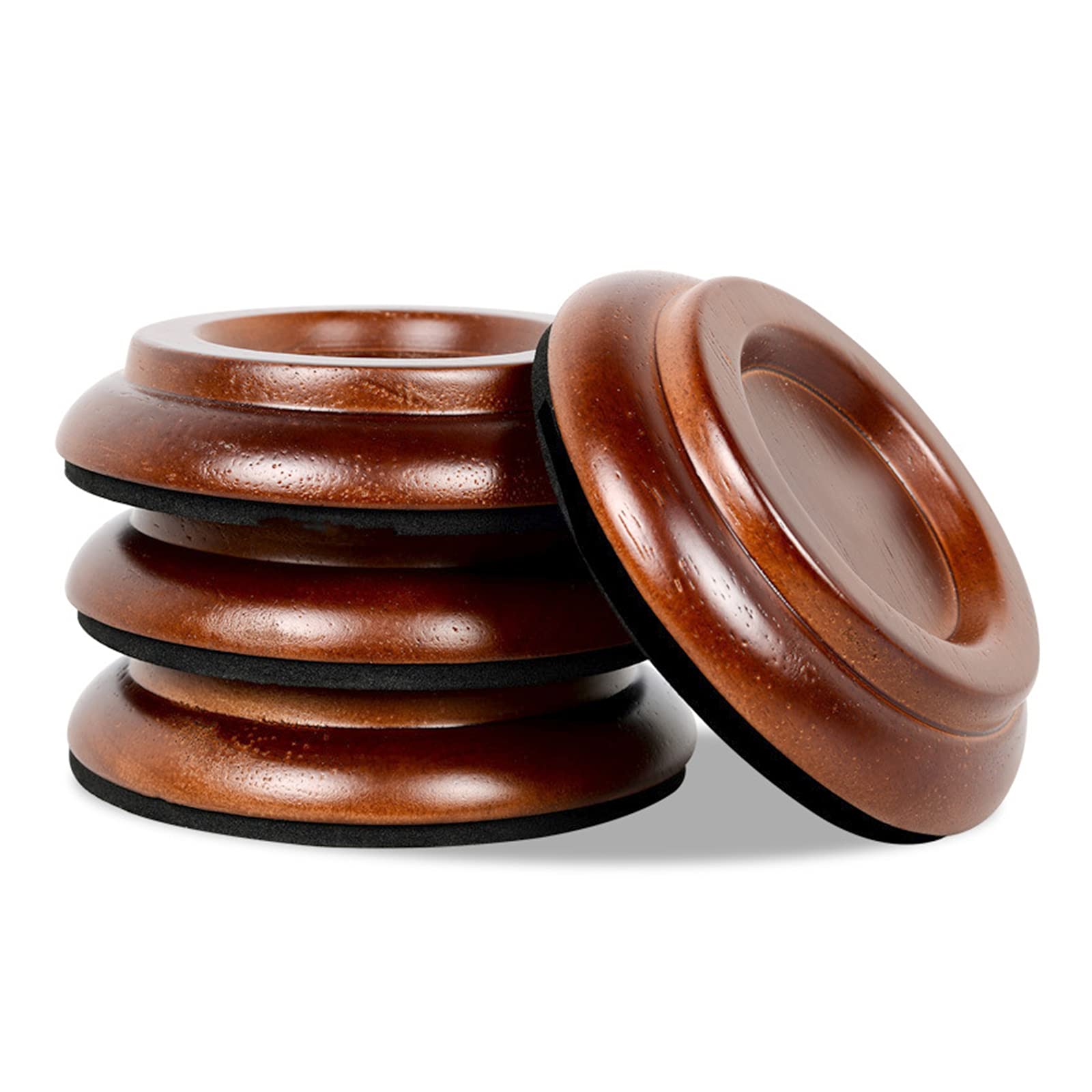 Lot De 8 Protections De Sol En Pvc Avec Patins En Feutre Pour Pieds Ronds De 1,7 À 2,1 Cm
