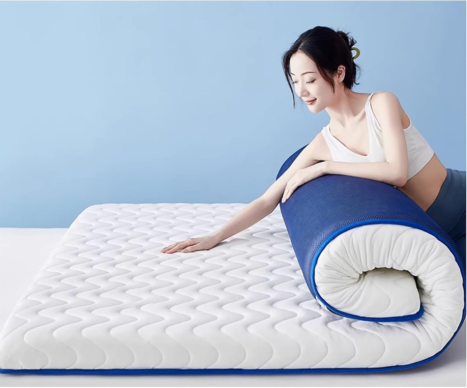 Natural Latex Mattress Topper Twin Queen King Full Size 7Zone