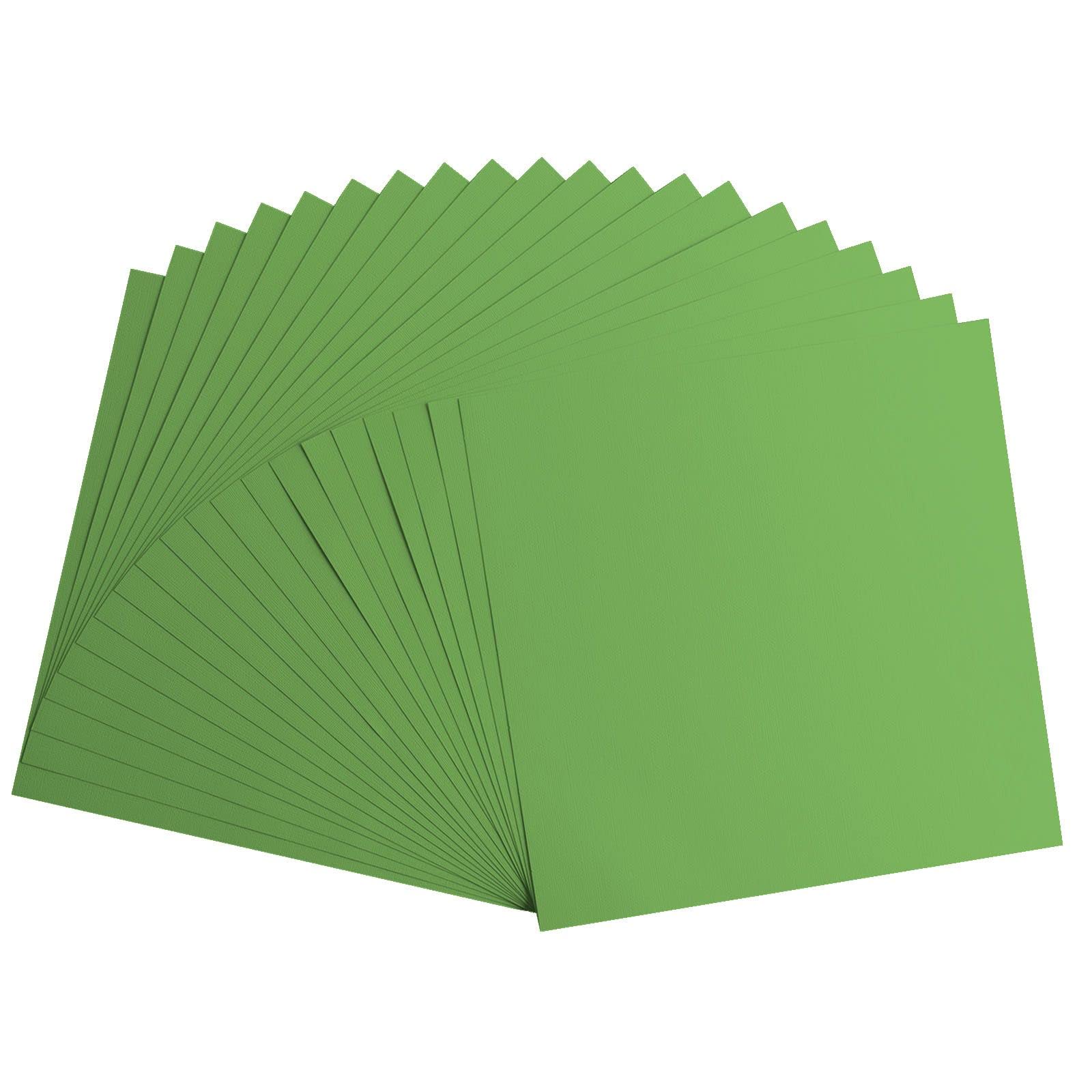 Florence Cardstock Textured, Coloured Card Making Supplies 12 x 12 inch, Green, 20 Sheets - Image 3
