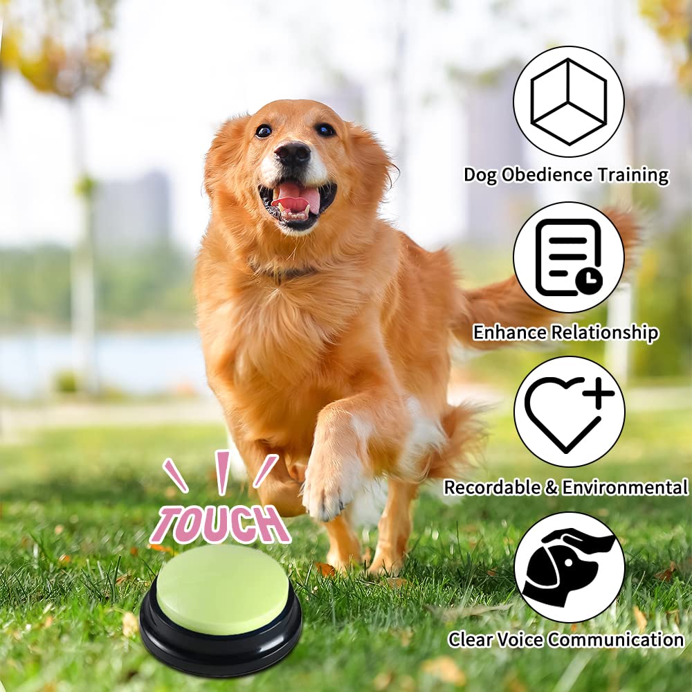 4 Pulsanti Registrabili Per Cani - Comunicazione Con Animali | Addestramento Con Voce Personalizzata - Foto 10