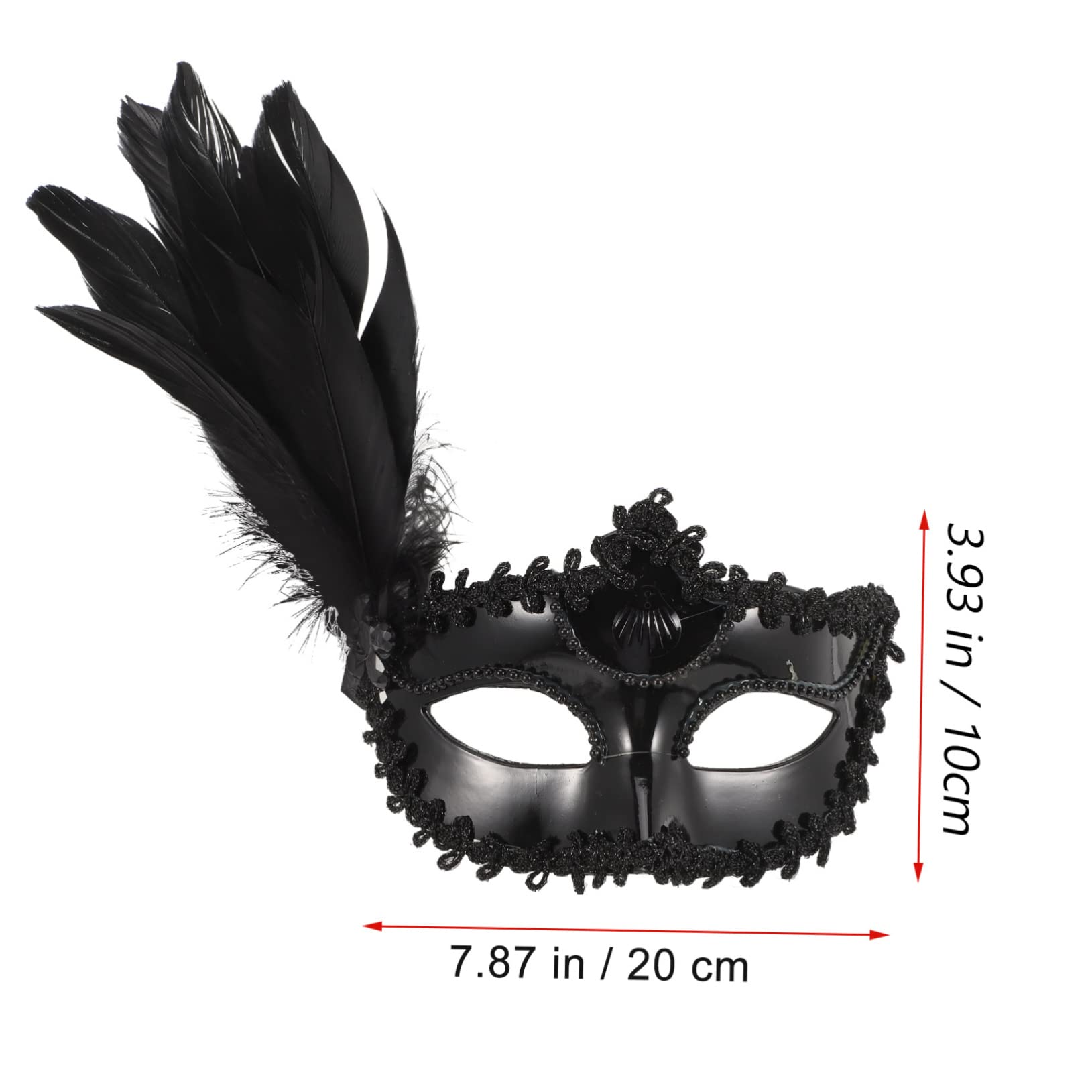 COSMEVIVI 2pcs Masquerade Mask for Women Elegant Carnival Cosplay for Halloween Fancy Dress and Themed Events