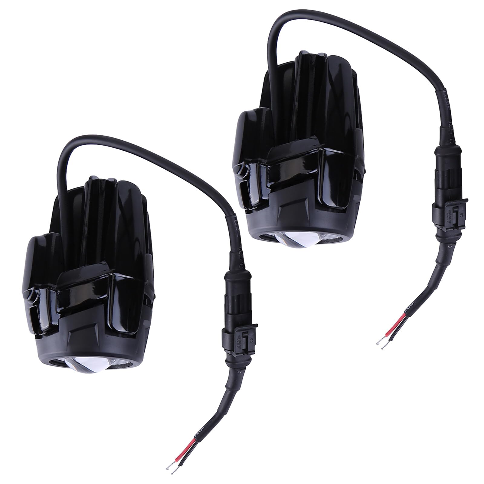 Phare Antibrouillard Led Pour Moto, Phare Supplémentaire, Lampe Flash