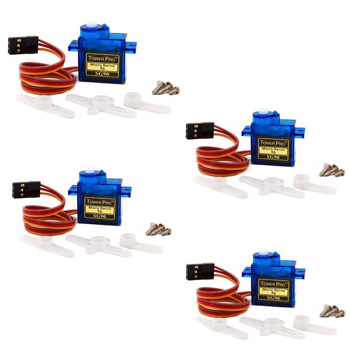 Robotbanao Sg90 Servo 9g Motor Tower Pro Rc Robot Controls, Multi-color, Combo of 4 (B08TC43B8J) Amazon Price History, Amazon Price Tracker